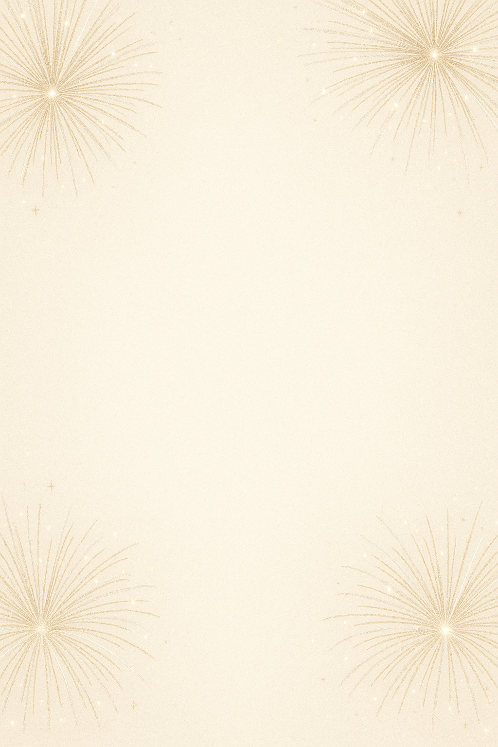 Certificat style newyear